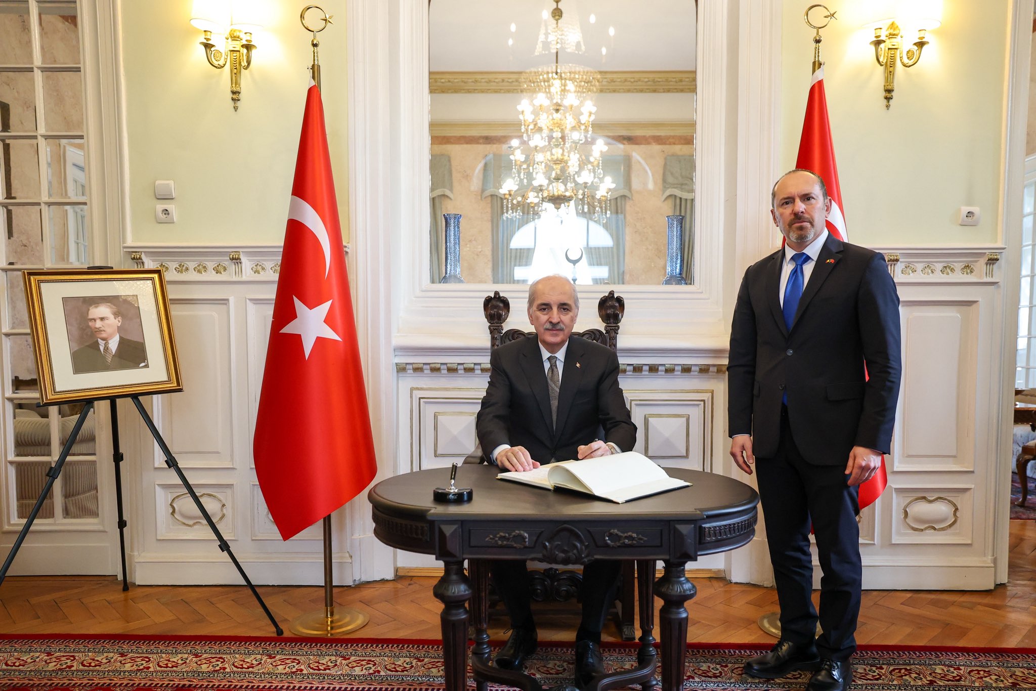 TBMM Başkanı Numan Kurtulmuş’tan Bükreş Büyükelçiliği’ne Ziyaret