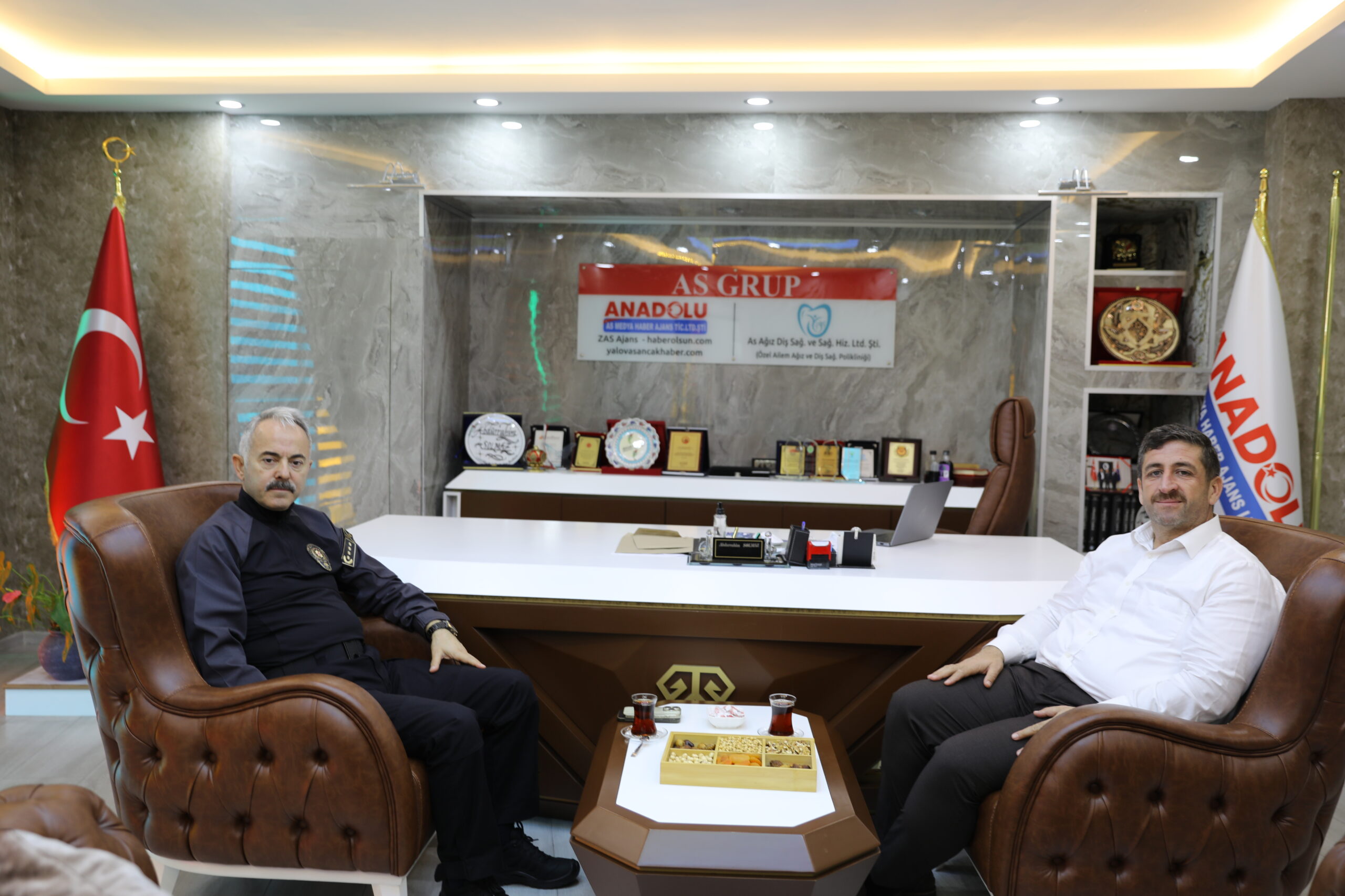 Tek Haber Ajansı’nı Yalova İl Emniyet Müdürü Ziyaret Etti