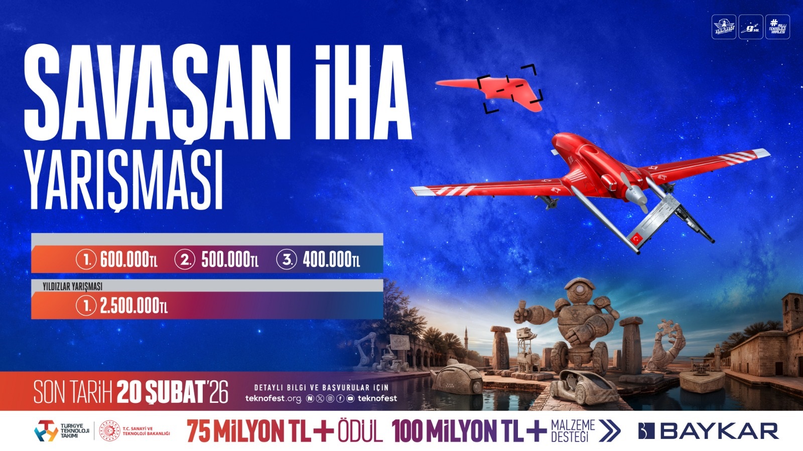 TEKNOFEST 2026’da Büyük Heyecan: Savaşan İHA Yarışması Başvuruları Başladı