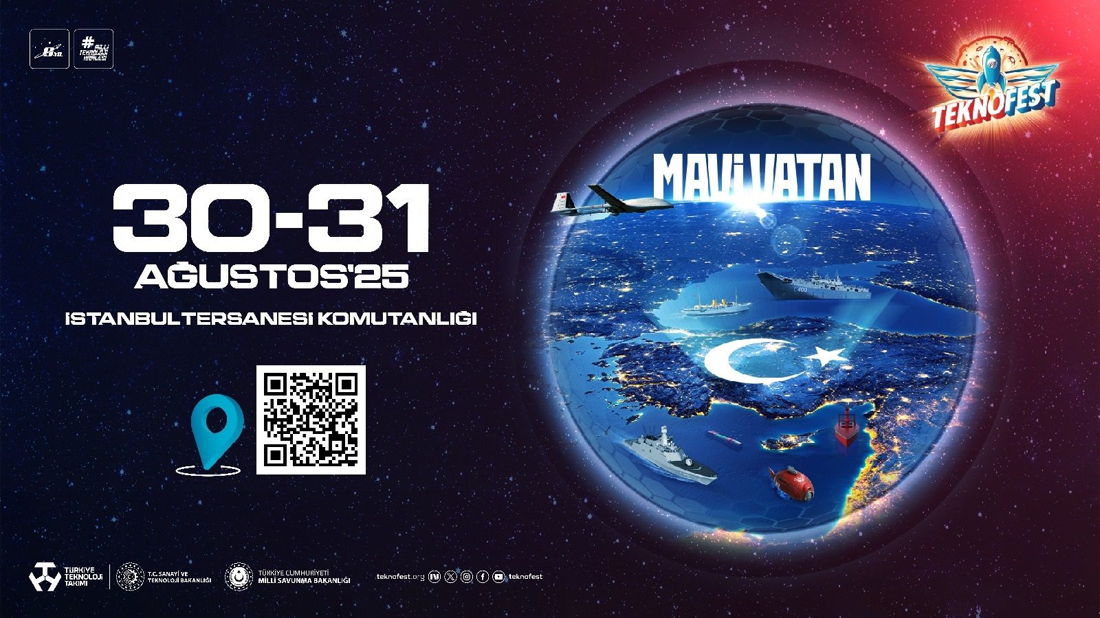 TEKNOFEST Mavi Vatan İçin Ziyaretçi Kayıtları Başladı