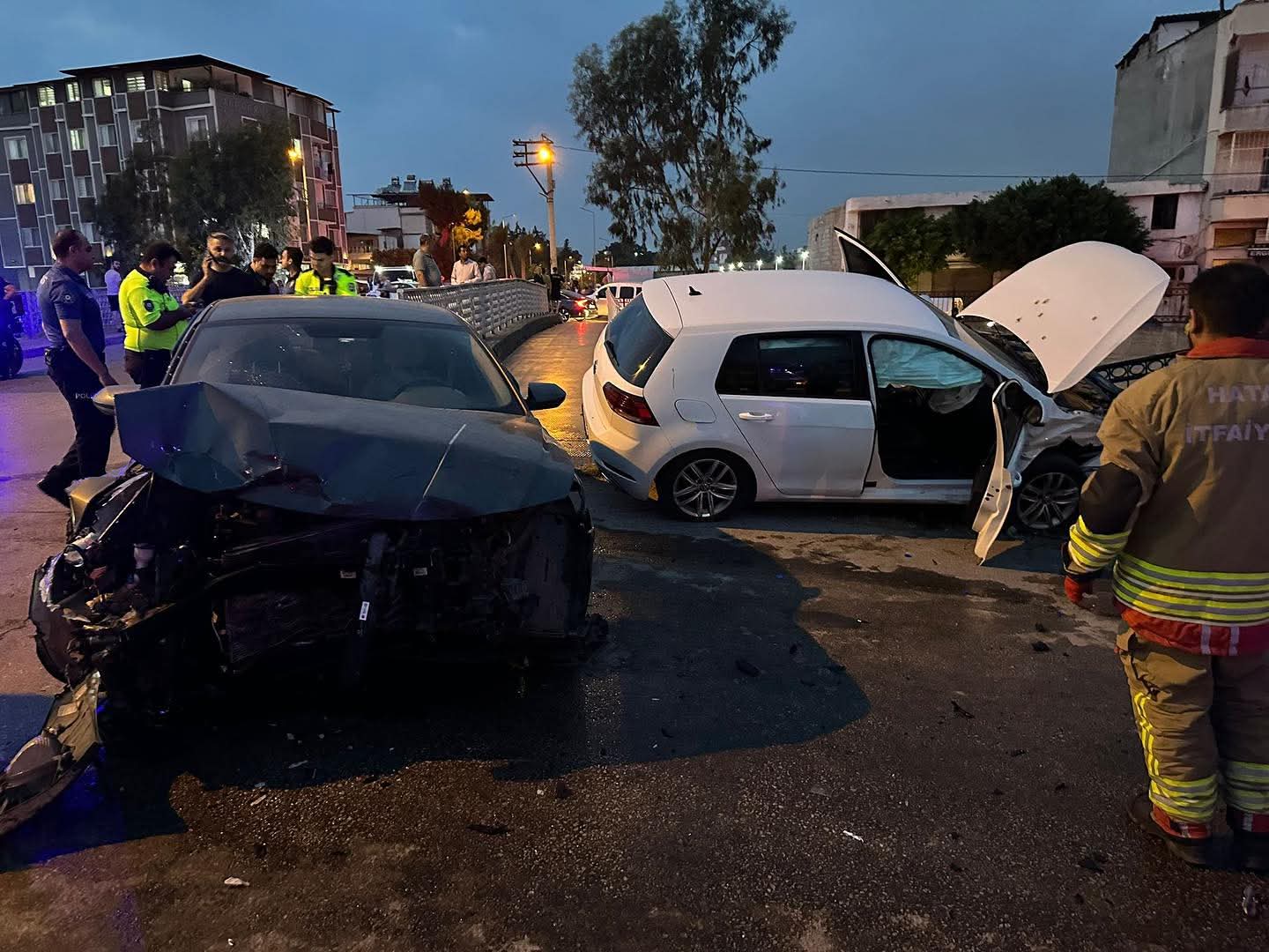 Trafik Kazasında 4 Kişi Yaralandı