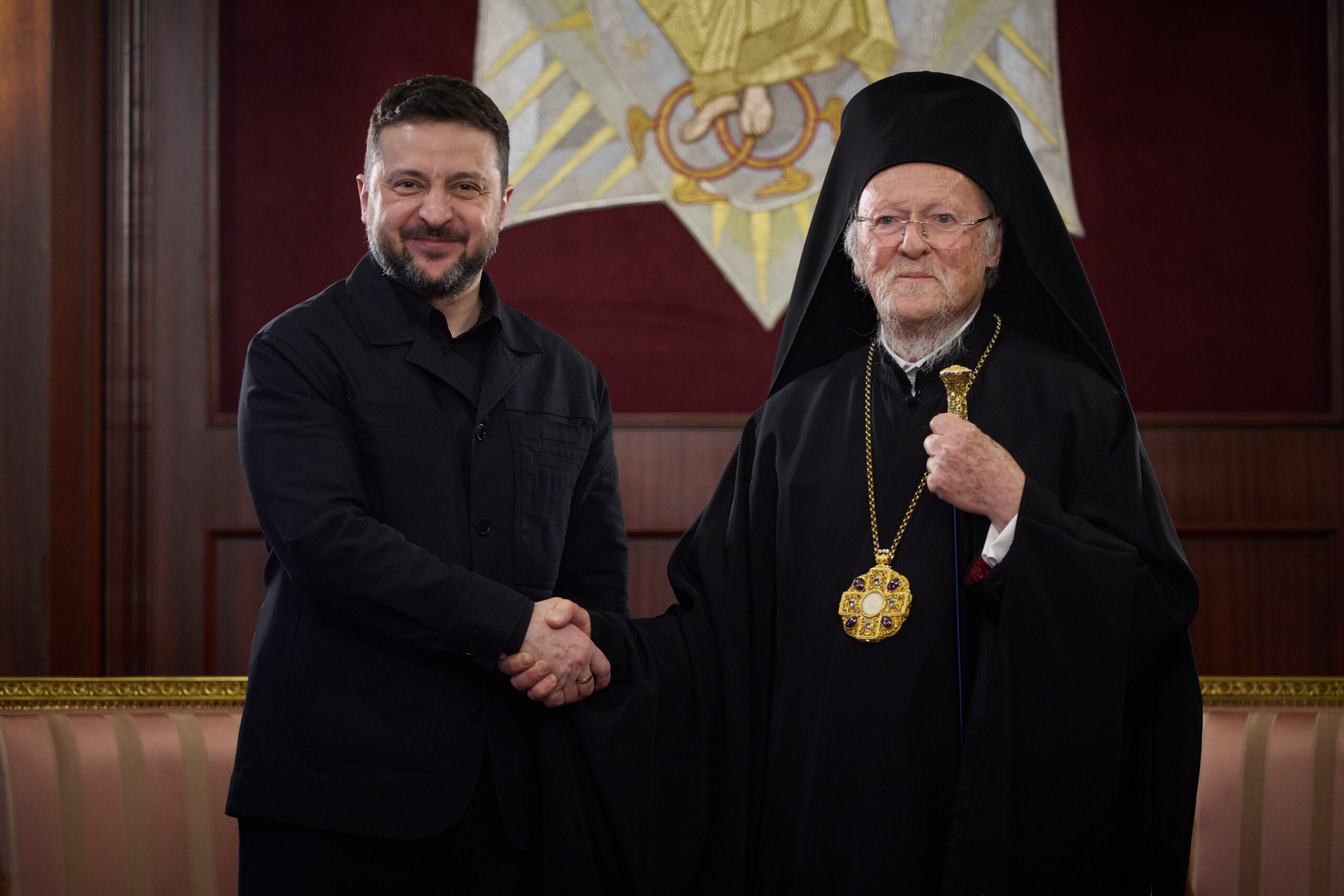 Ukrayna Devlet Başkanı Zelenskiy, Fener Rum Patrikhanesi’ni Ziyaret Etti