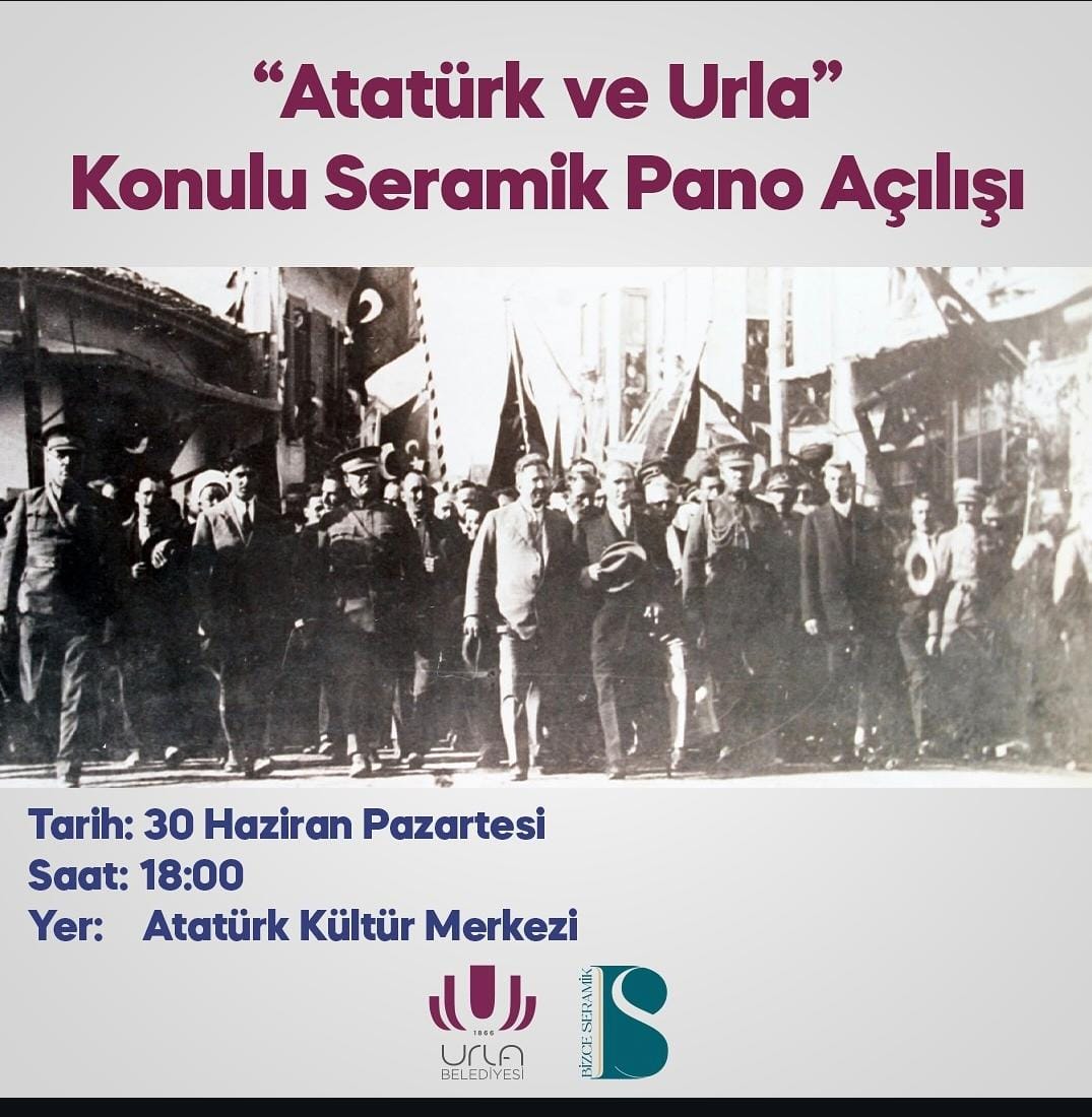 Urla’da Atatürk Anısına Kalıcı Bir Sanat Eseri