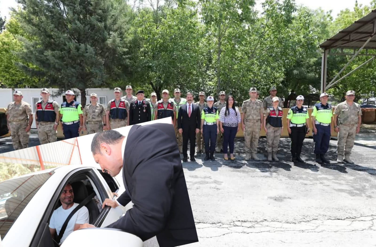 Vali Masatlı’dan jandarma kontrol noktasına bayram ziyareti