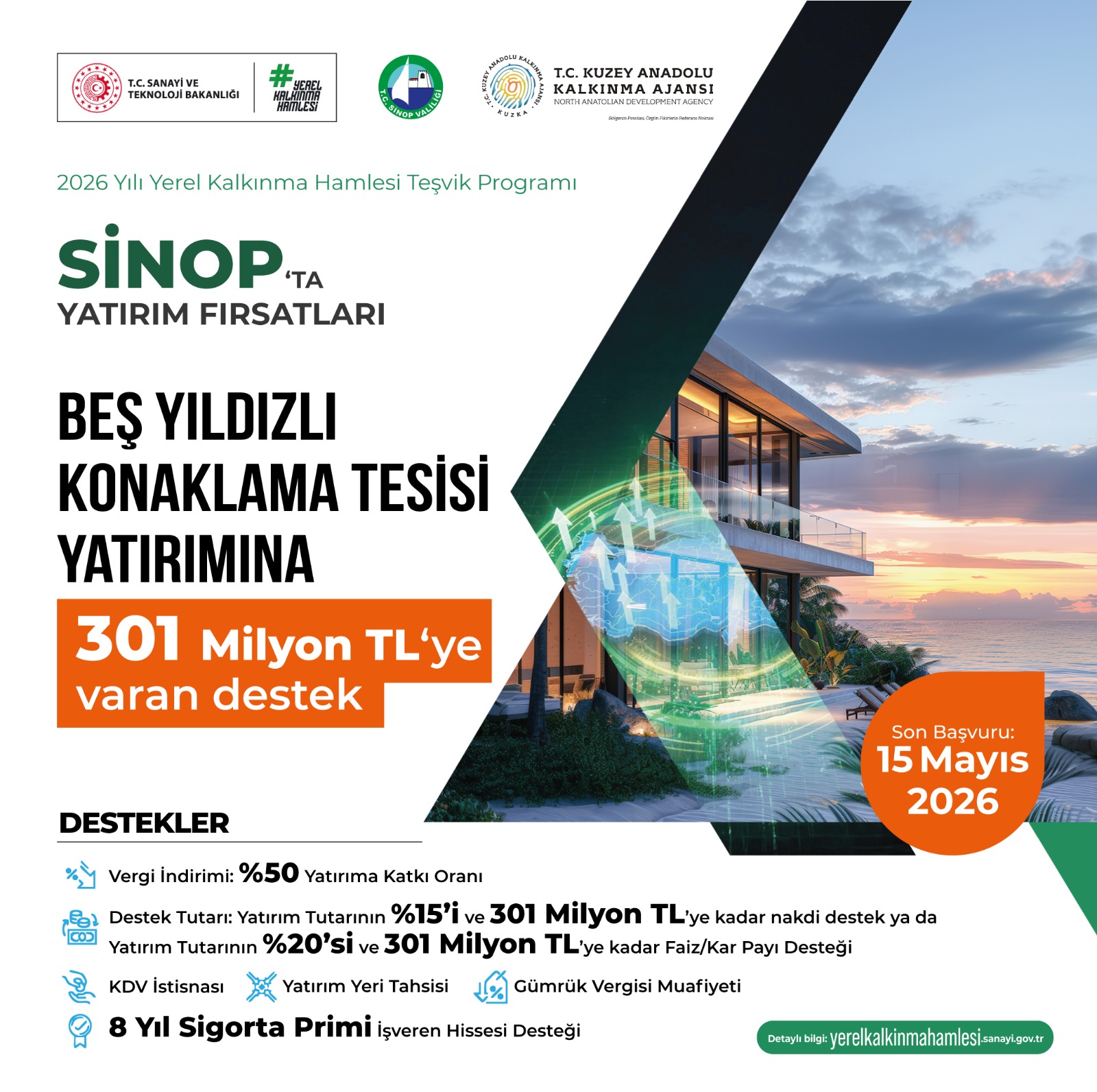 Vali Özarslan’dan Yatırımcılara Çağrı: Sinop’a Beş Yıldızlı Konaklama Tesisi Teşvik Müjdesi