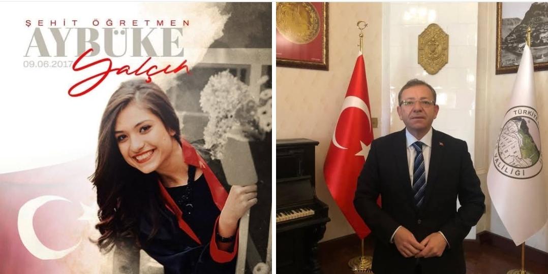 Vali Ziya Polat, Şehit Öğretmen Şenay Aybüke Yalçın’ı Rahmet ve Saygıyla Andı