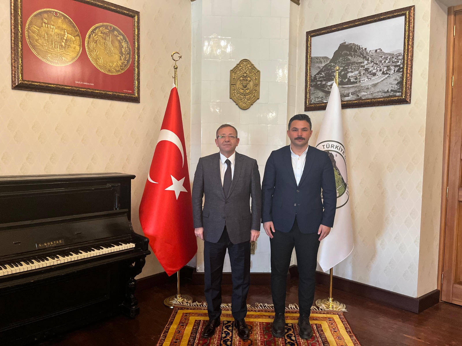 Vali Ziya Polat Tokat’a Atanan Başsavcı Büyükyurt’u makamında ağırladı