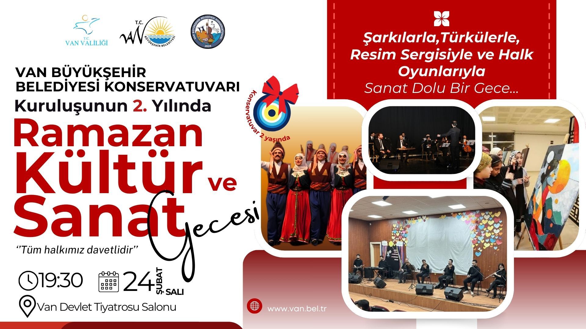 Van Büyükşehir Belediyesi Konservatuvarı’ndan İkinci Yıla Özel “Ramazan Kültür ve Sanat Gecesi”