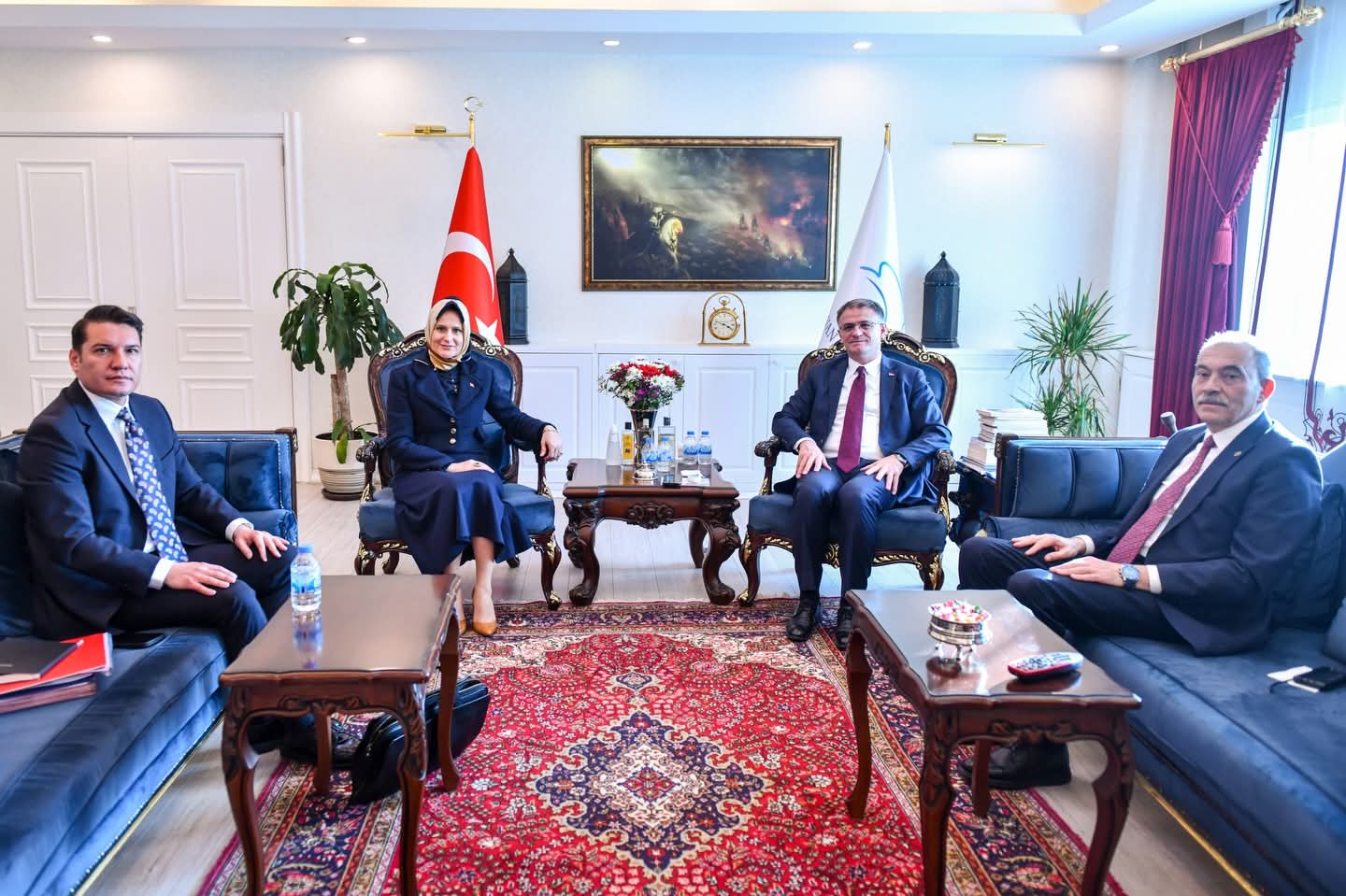 Van Valisi Ozan Balcı, Bakanlık Müşaviri Elif Güneş’i Kabul Etti