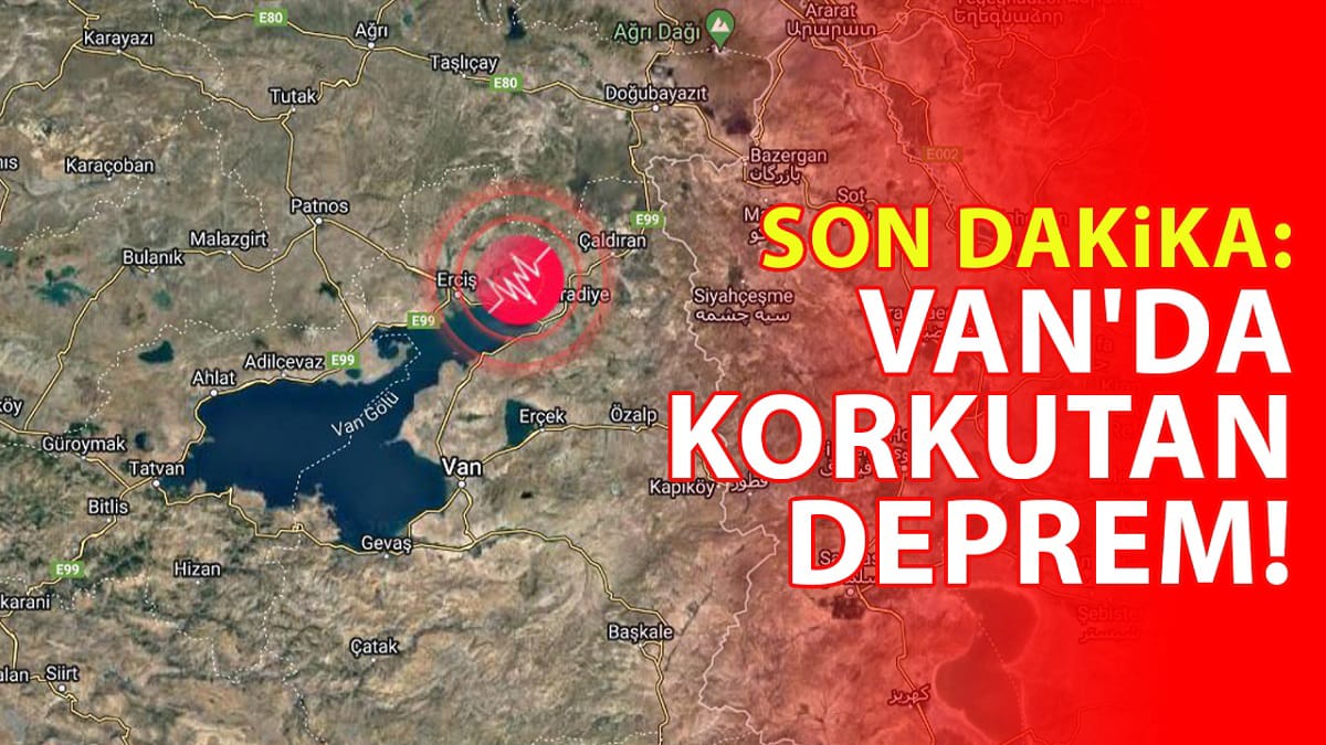 Van’da 4,5 Büyüklüğünde Deprem Meydana Geldi