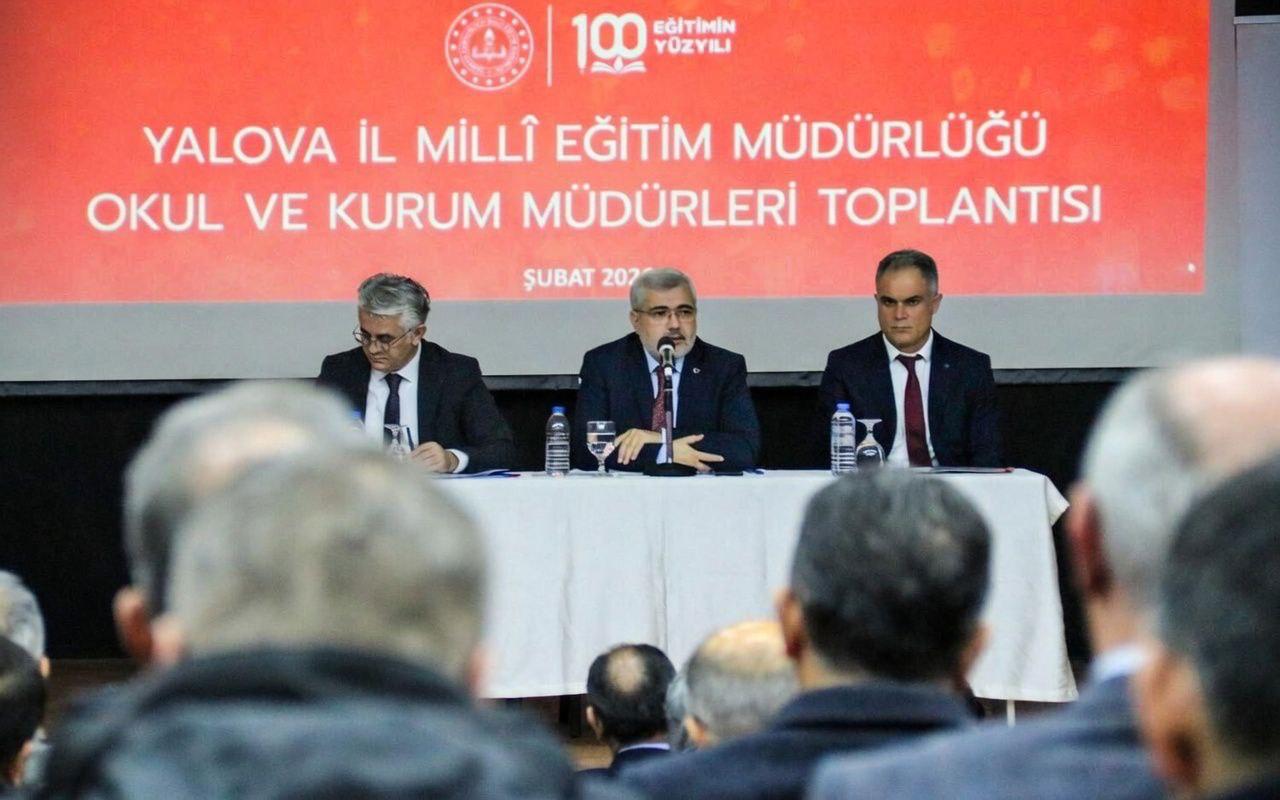 Yalova’da 2025-2026 Eğitim Öğretim Yılı İkinci Dönem Hazırlıkları Değerlendirildi