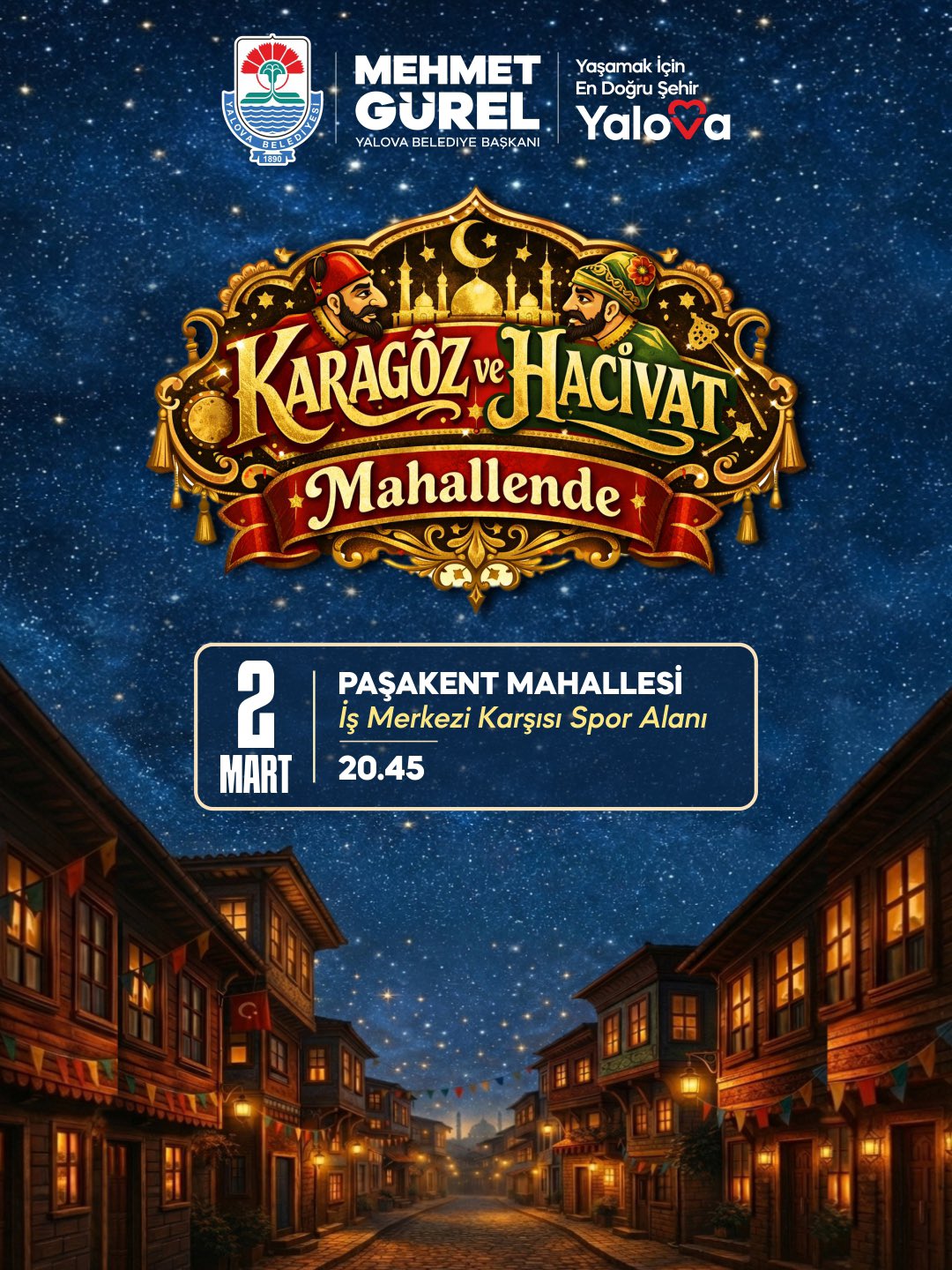 Yalova’da Geleneksel Ramazan Eğlencesi Mahallelerle Buluşuyor