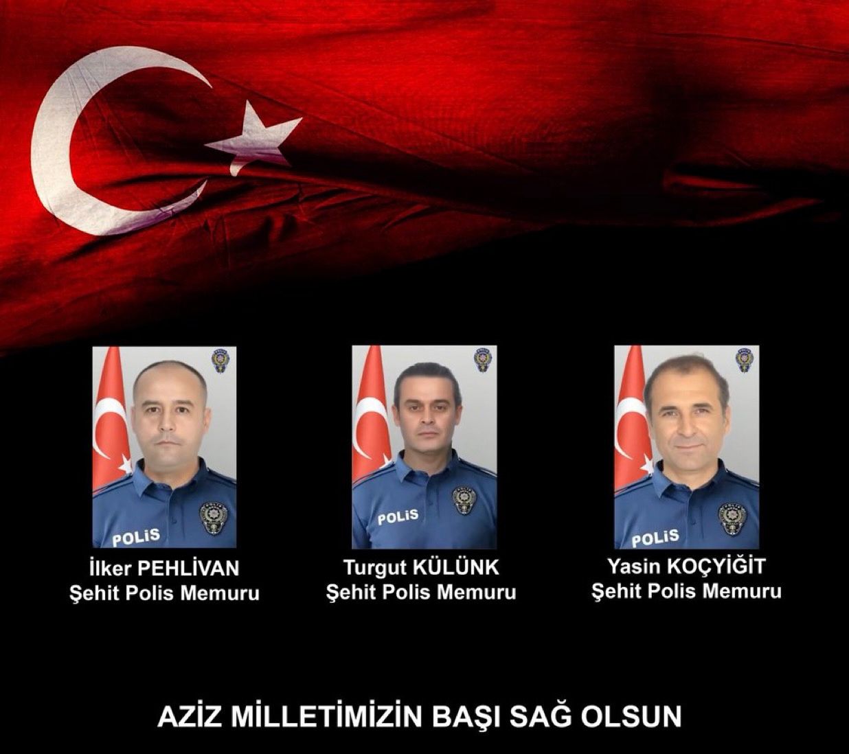 Yalova’da Operasyonda Şehit Düşen 3 Kahraman Polis İçin Tören Düzenlenecek