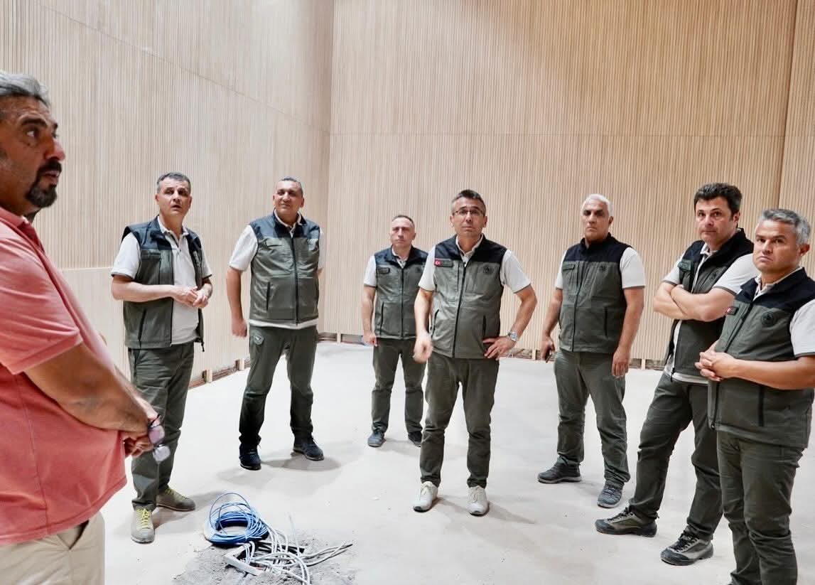 Yeni hizmet binası ve lojmanlar yerinde incelendi