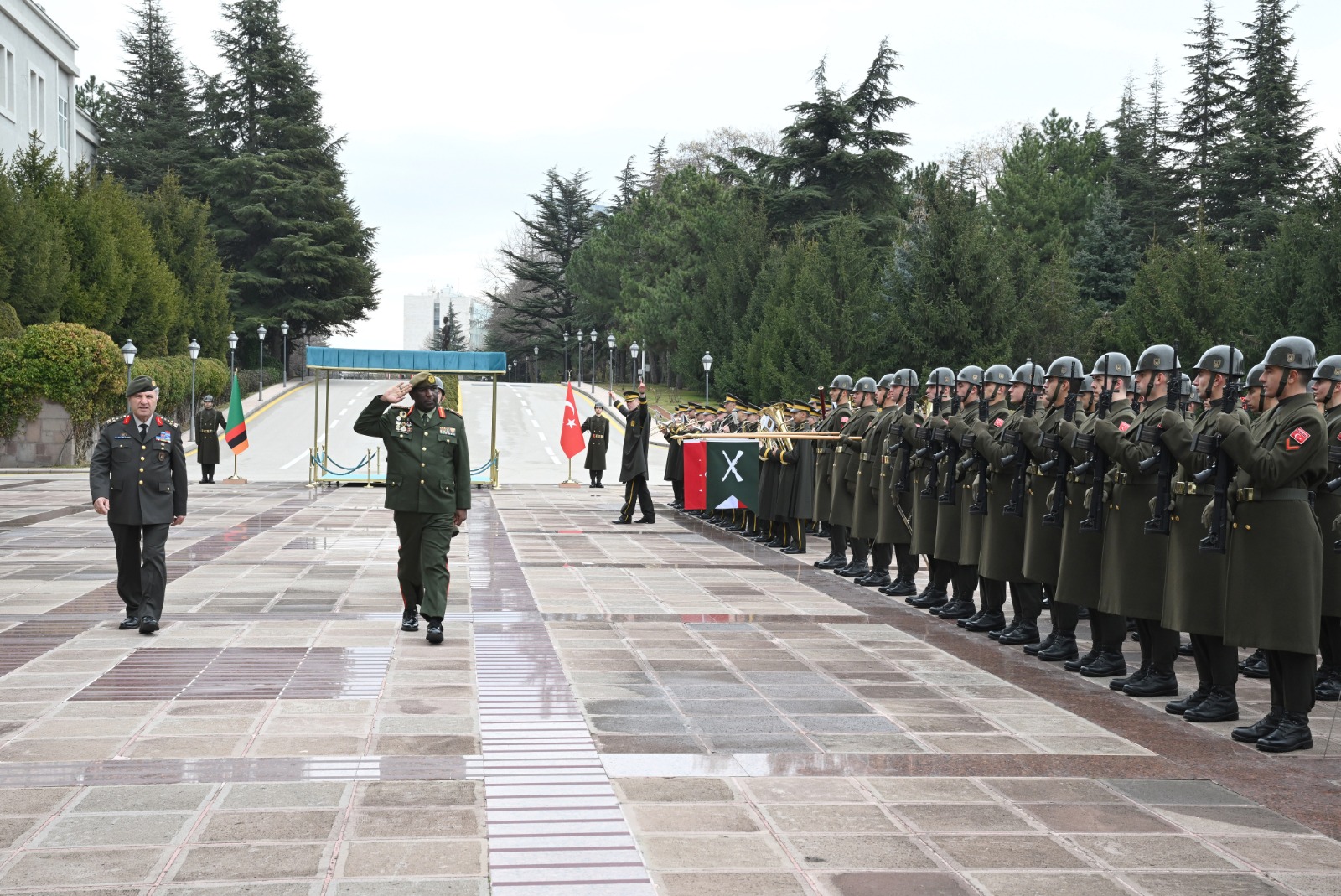 Zambiya Kara Kuvvetleri Komutanı Zyeele Türkiye’yi Ziyaret Etti